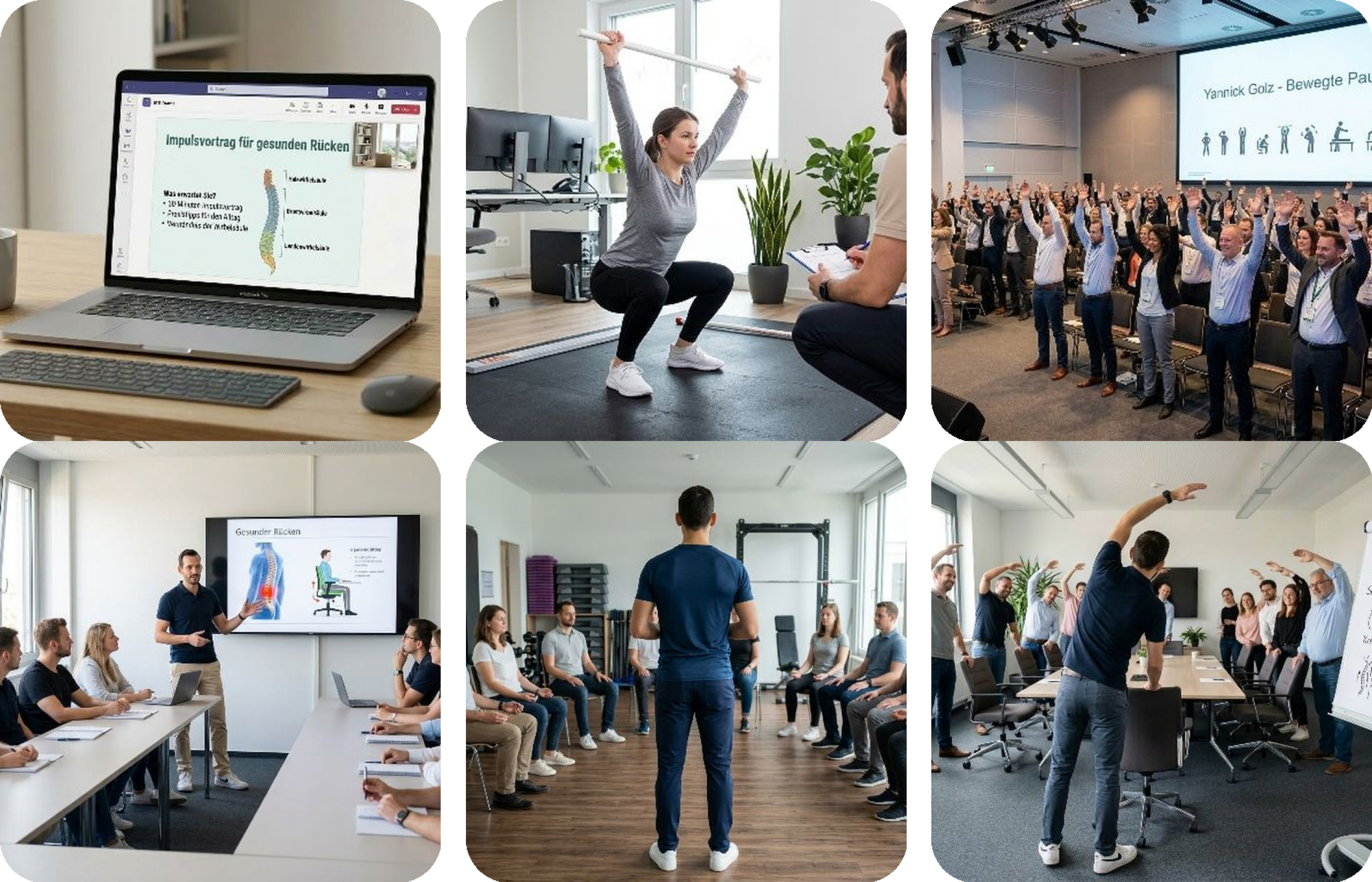 Eine Person hält einen Vortrag.